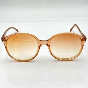 Vintage Pathway Brown Oval Sunglasses Frames
